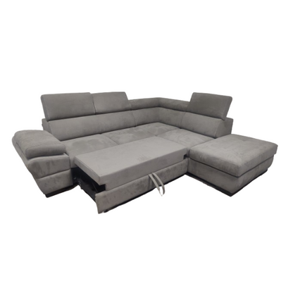 Divano mod. Calipso angolare con carrello e contenitore
