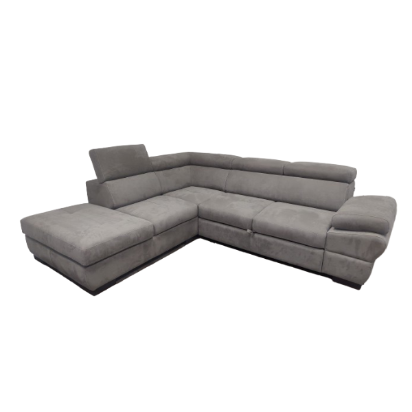 Divano mod. Calipso angolare con carrello e contenitore