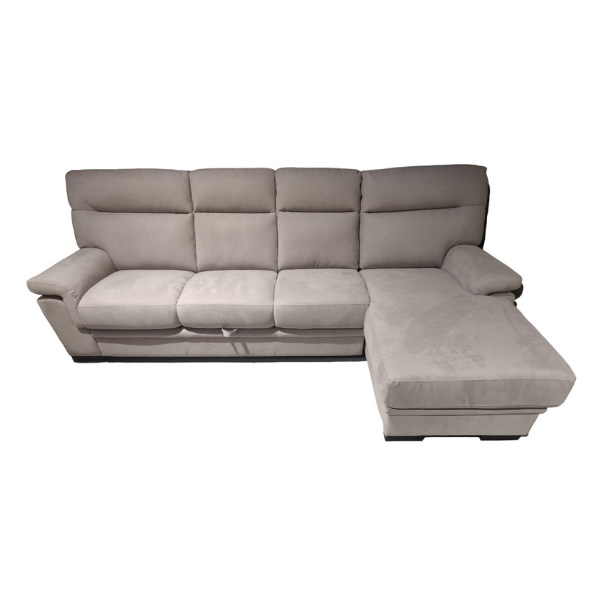 Divano mod. Flavia chaise longue con carrello e contenitore