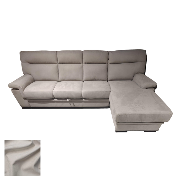 Divano mod. Flavia chaise longue con carrello e contenitore