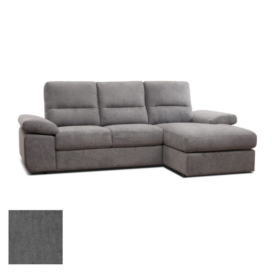 Divano mod. Jasmine chaise longue con carrello e contenitore
