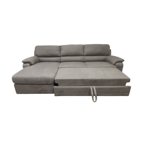 Divano mod. Katia chaise longue con carrello e contenitore