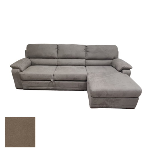 Divano mod. Katia chaise longue con carrello e contenitore