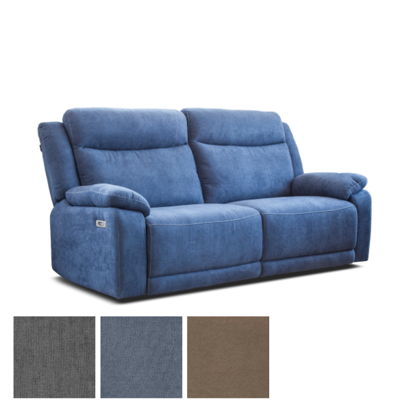 Divano mod. Ischia lineare con recliner